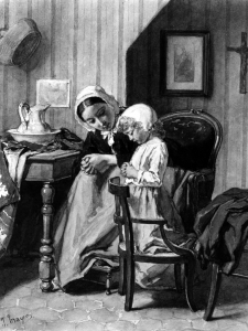 Jean-Baptiste_Jules_Trayer_-_Mother_Teaching_Daughter_Prayers_-_Walters_371297